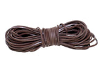 50 FT Leather Laces - Brown