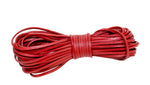 50 FT Leather Laces - Red