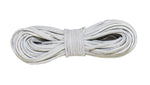 50 FT Leather Laces - White