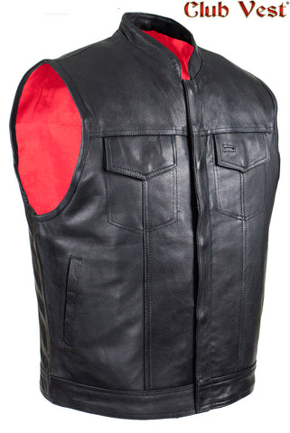 Men's Split Cowhide Gun Pocket Vest by Club Vest®