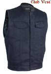 Men's Black Denim Gun Pocket Vest by Club Vest®