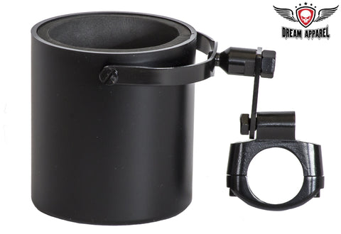 Motorcycle Cup Holder Flat Black