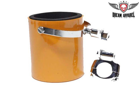 Orange Motorcycle Cup Holder
