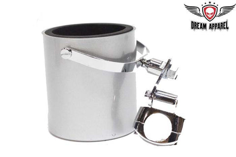 Silver Motorcycle Cup Holder