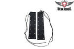 2 Inch Wide Side Laces Motorcycle Vest Extension Panel