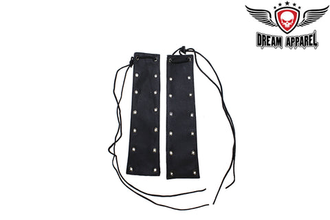 3 Inch Wide Side Laces Motorcycle Vest Extension Panel