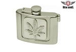 Celebrate 4/20 With Our Metal Flask Buckle