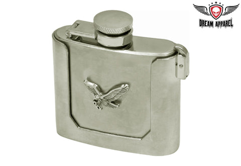Metal Flask with Eagle