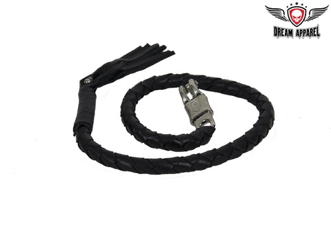 2" Black Get Back Whip for Motorcycles