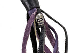 Purple & Black Get Back Whip For Motorcycles