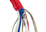 Red, White & Blue Get Back Whip For Motorcycles