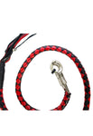 50" Inch Long Black And Red Get Back Whip