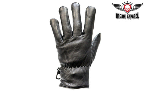 Lined Leather Driving Gloves