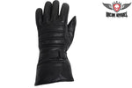Motorcycle Gloves With Velcro Strap & Lining