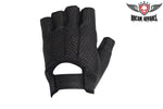 Leather Motorcycle Riding Gloves With Velcro