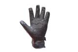 Men's Padded Premium Leather Racing Gloves With Tight Grip Strip