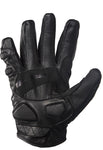 Men's Soft Leather Riding Short Gloves