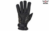 Men's Studded Full Finger Gloves