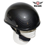 Black Carbon Fiber Novelty Helmet