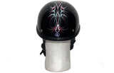 Crimson Knight Novelty Motorcycle Helmet - Tribal Design