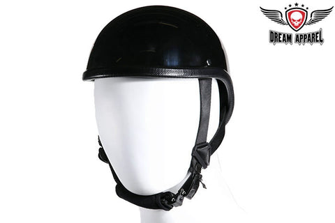 Shiny Black Gladiator Novelty Motorcycle Helmet