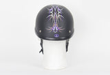 Electric Starlight Purple Novelty Motorcycle Helmet