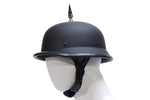 German Flat Black Novelty Helmet With 1 Spike