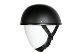 EZ Rider Novelty Flat Black Helmet With Y-Strap & Q-Release