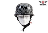 Gray Skull Graveyard German Novelty Helmet