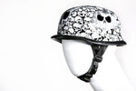 White Skull Graveyard German Novelty Helmet