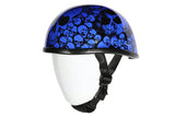 Blue Eagle Novelty Boneyard Motorcycle Helmet