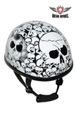 White Eagle Novelty Helmet with Skulls