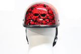 Orange Eagle Novelty Boneyard Motorcycle Helmet