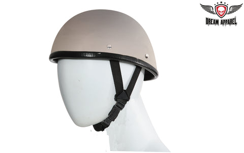Black Chrome Novelty Motorcycle Helmet