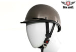 Black Chrome Jockey Hawk Shiny Novelty Helmet