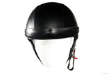 Leather Covered Novelty Motorcycle Helmet