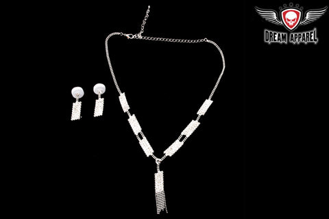 Womens Necklace With Earrings