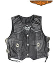 Toddler Kids Vest With Side Laces & Concho
