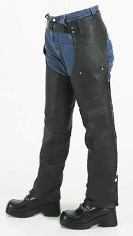 Kids Leather Chaps With Front Pockets