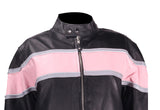 Womens Leather Racer Jacket