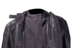 Women's Leather Jacket With Removable Liner