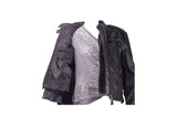 Women's Leather Jacket With Removable Liner