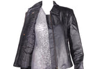 Women's Motorcycle Jacket With Zippered Cuffs