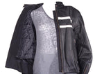 Women Soft Leather Jacket with Z/O Lining