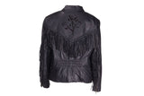 Womens Black Rose Inlay Jacket