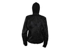 Women's Motorcycle Textile Jacket w/ Black Hoodie & Reflective Wings & Heart