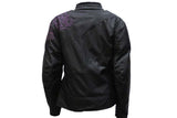 Womens Nylon Jacket With Embroidered Design
