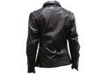 Womens Cowhide  Motorcycle Leather Jacket