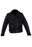 Womens Motorcycle Jacket With Half Belt