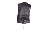 Womens Plain Leather Vest